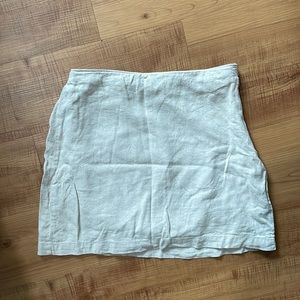 Abercrombie linen mini skirt